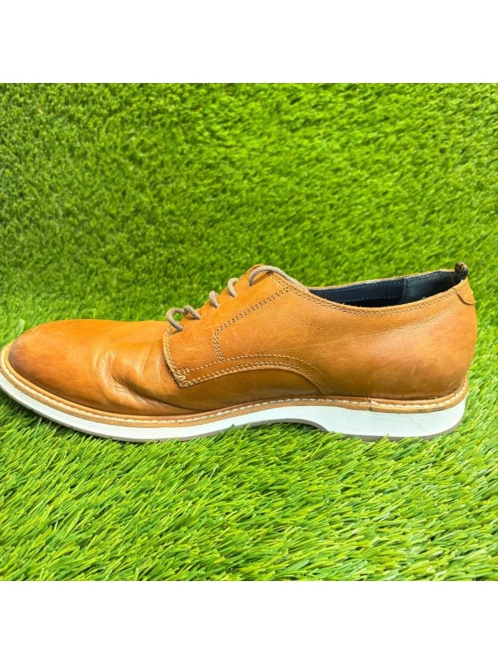 Cole Haan Morris Mens Size 11 Brown Casual Classic Leather Plain Toe Dress Shoes